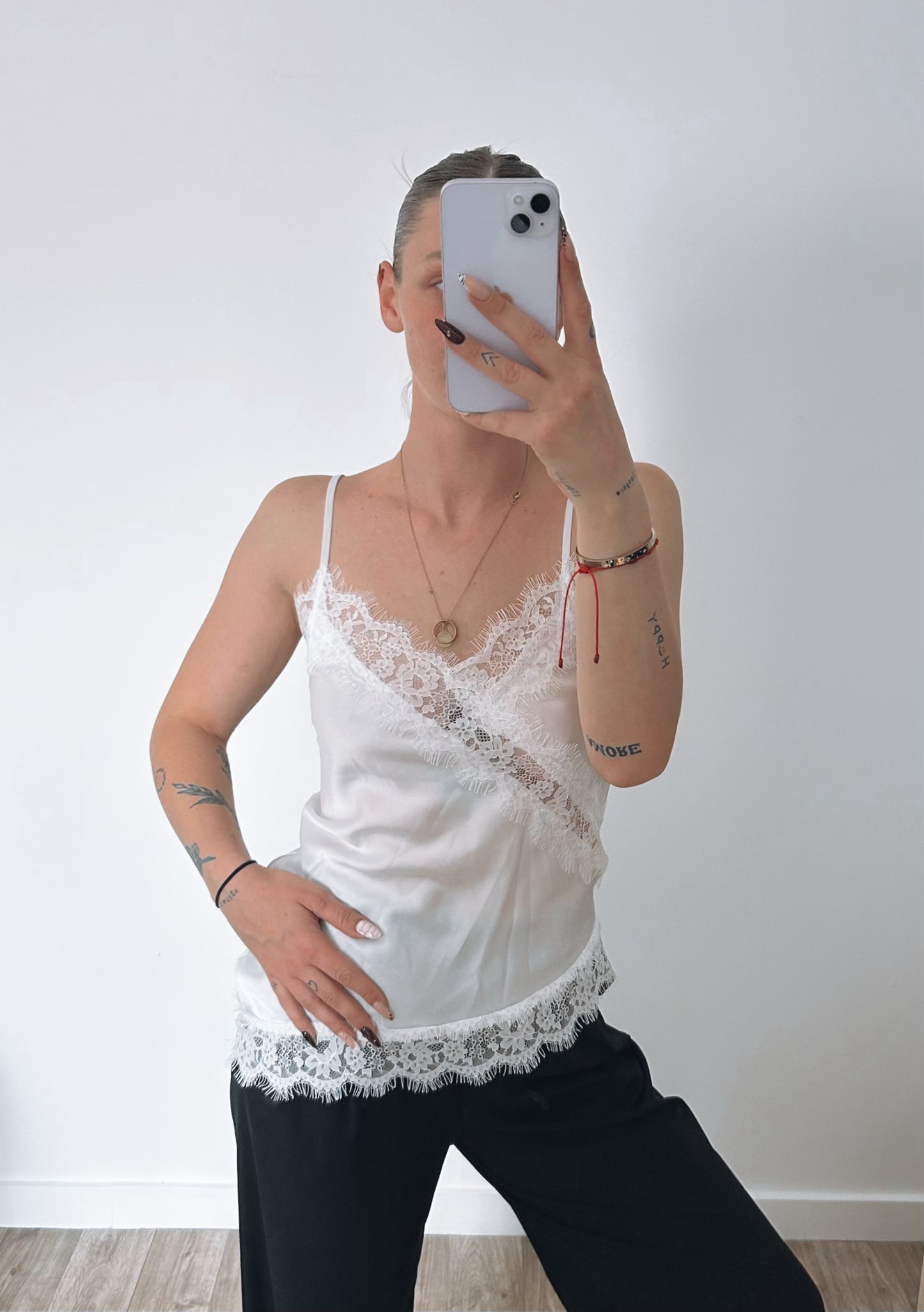 Top dentelle Jade