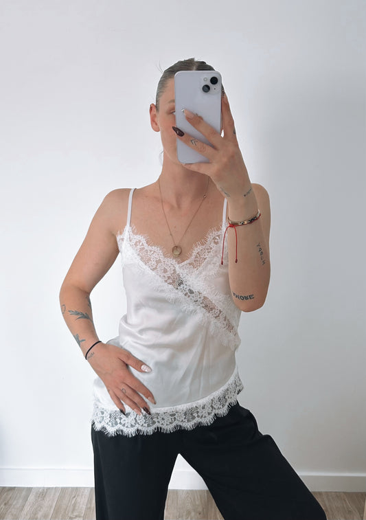 Top dentelle Jade