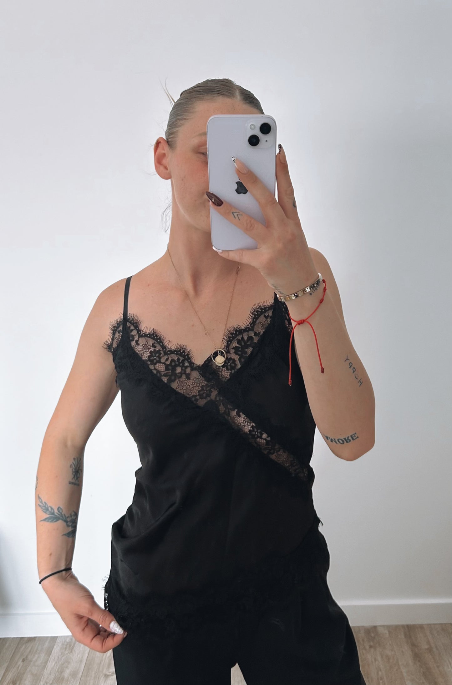 Top dentelle Jade