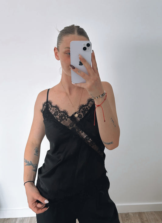 Top dentelle Jade
